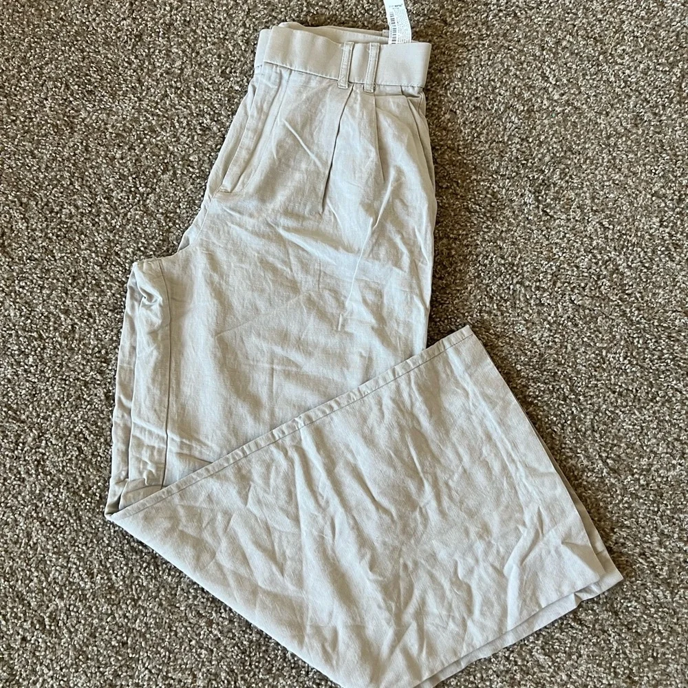 Sold 💕Zara linen Trousers  Pants - Picture 2 of 5